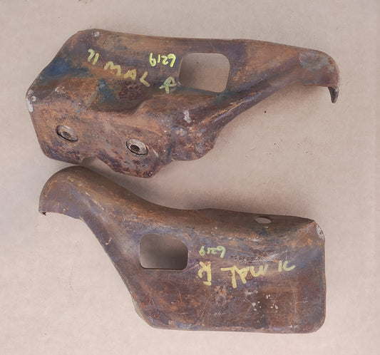 1971 Chevrolet Malibu bumper brackets rear pair