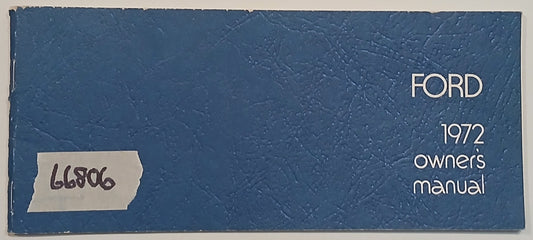 1972 Ford Owners Manual