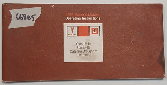 1972 Pontiac Full Size Owners Manual