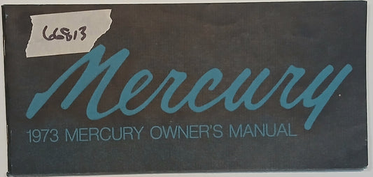 1973 Mercury Owners Manual