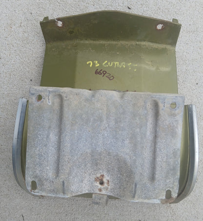 1973 Oldsmobile Cutlass Front Center Valance with License Plate Holder