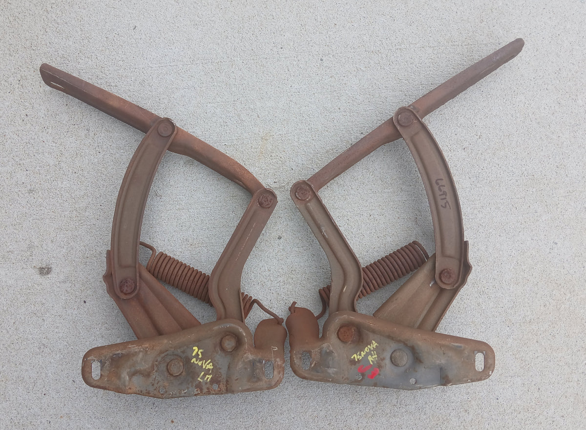 1975 Chevrolet Nova Hood Hinges Pair