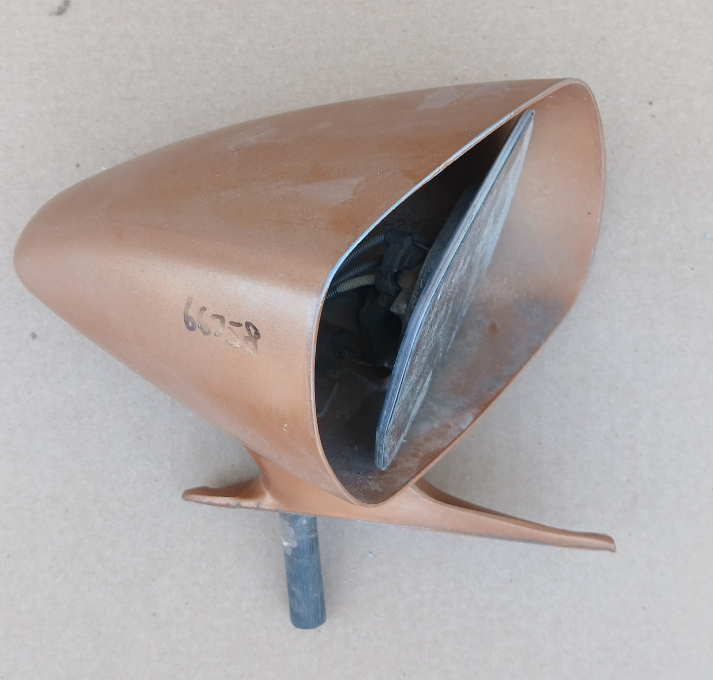 1975 Ford Mustang Racing Mirror RH Gold