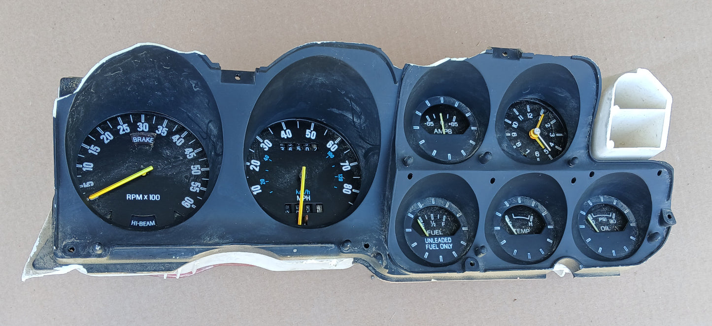 1977-79 Ford Torino Ranchero Full Gauge Cluster FOR PARTS