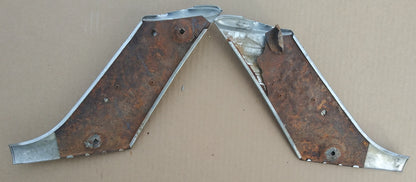 1955 Mercury rear quarter sail panel trim