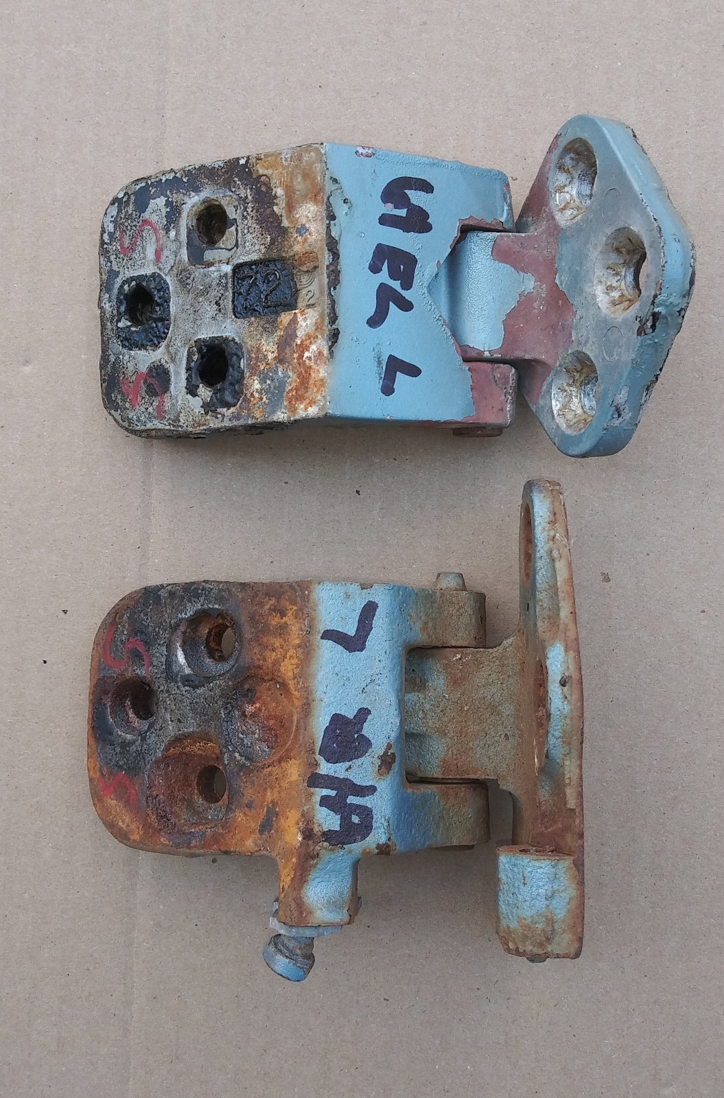 1964 Chevrolet ElCamino Malibu Door Hinge Set Driver Side