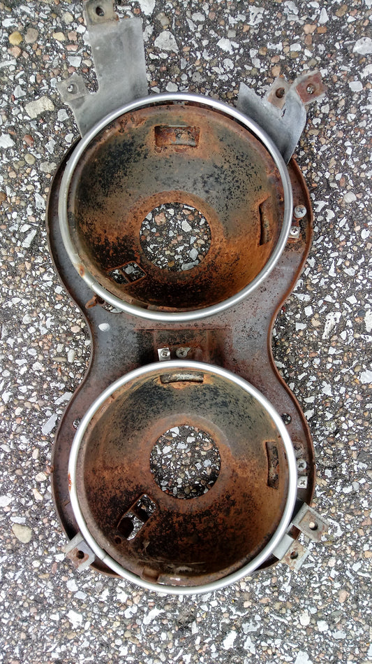 1967 Ford Galaxie headlight buckets and bracket driver side