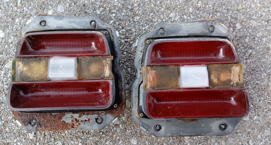 1969 Ford Fairlane 4 door Torino 2 door Taillight Assemblies Pair